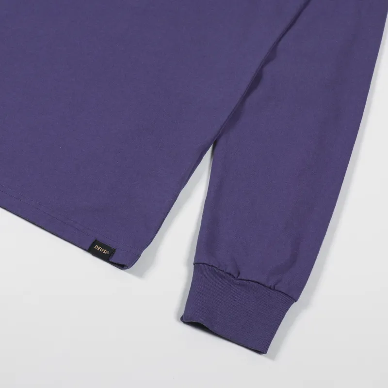 Deus Ex Machina Impact Long Sleeve T Shirt Workwear Blue-4