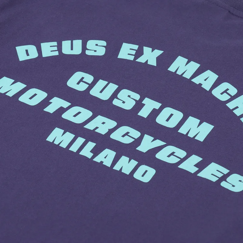 Deus Ex Machina Impact Long Sleeve T Shirt Workwear Blue-5