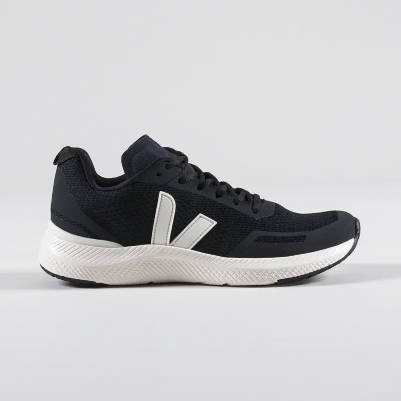 Veja Womens Impala Engineered Mesh Shoes Black Cream-4
