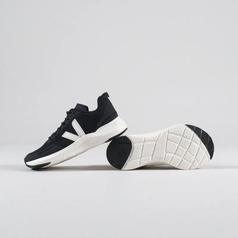 Veja Womens Impala Engineered Mesh Shoes Black Cream-2