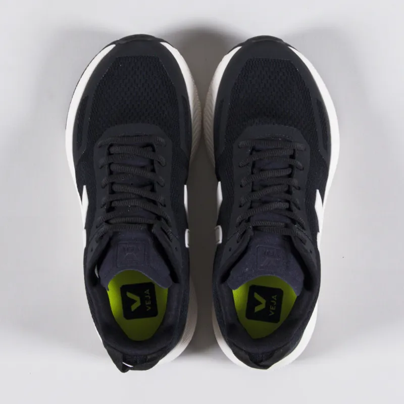 Veja Womens Impala Engineered Mesh Shoes Black Cream-1