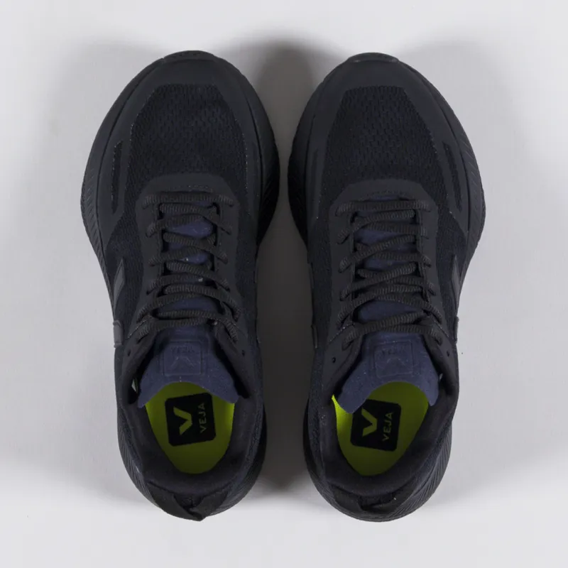 Veja Womens Impala Engineered Mesh Shoes Full Black-1