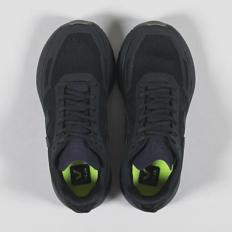 Veja Womens Impala Engineered Mesh Shoes Black Kaki-2