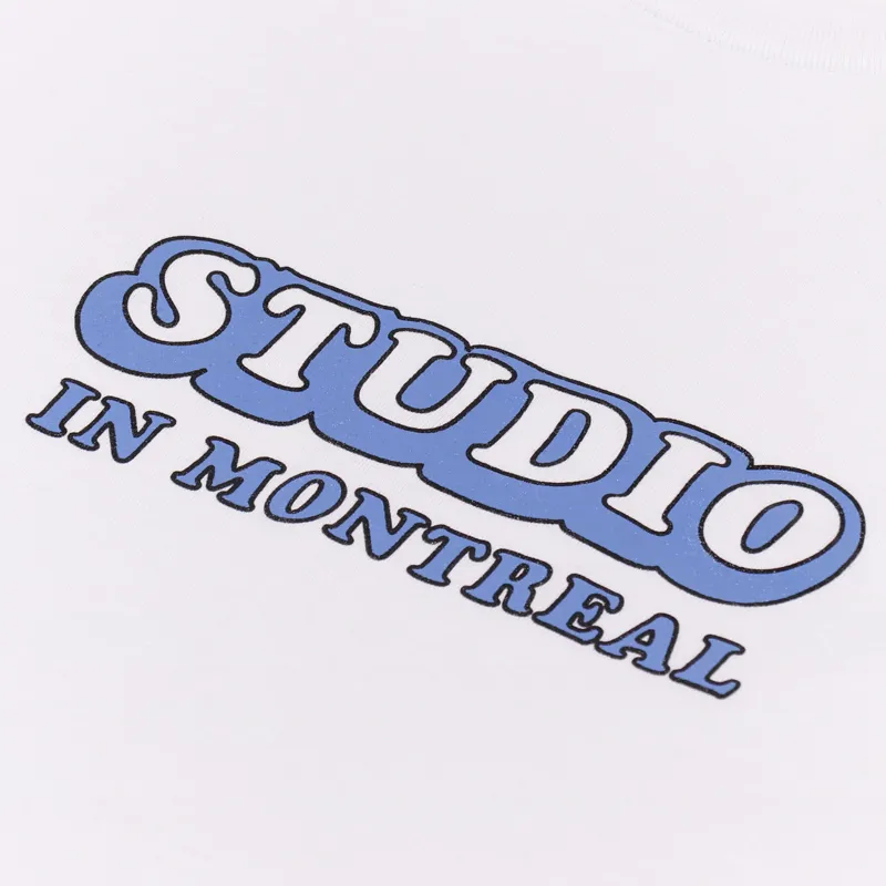 Studio Skateboards In Montreal T Shirt White-1