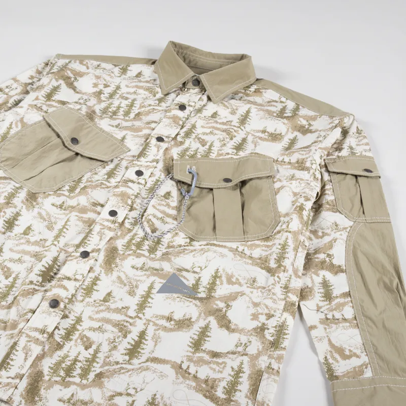And Wander In The Mountain Shirt Beige-2