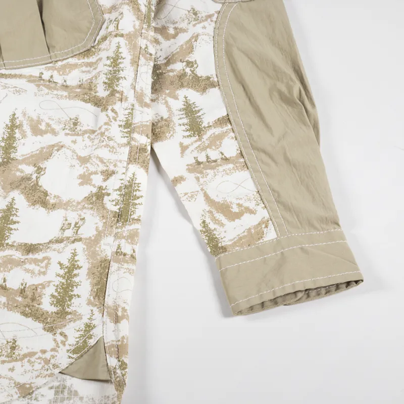 And Wander In The Mountain Shirt Beige-5