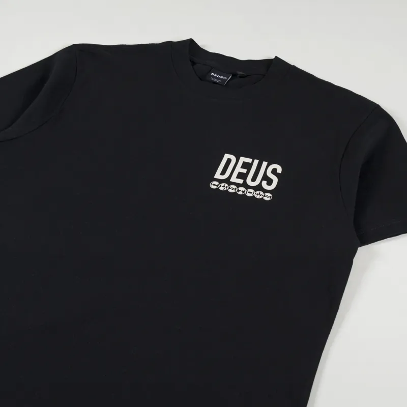 Deus Ex Machina Inline T Shirt Black-3