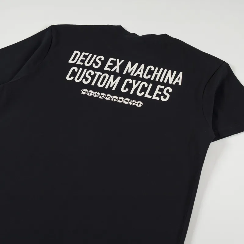 Deus Ex Machina Inline T Shirt Black-2
