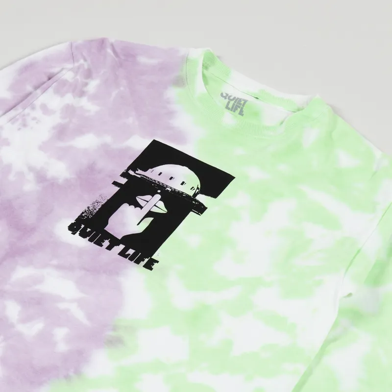 The Quiet Life Integretron Long Sleeve T Shirt Tie Dye-2