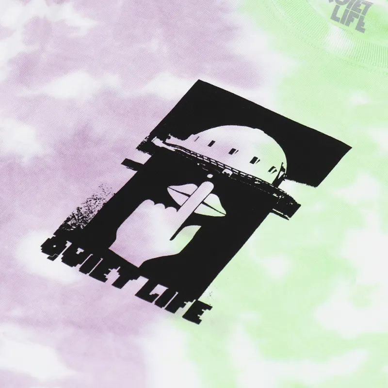 The Quiet Life Integretron Long Sleeve T Shirt Tie Dye-5
