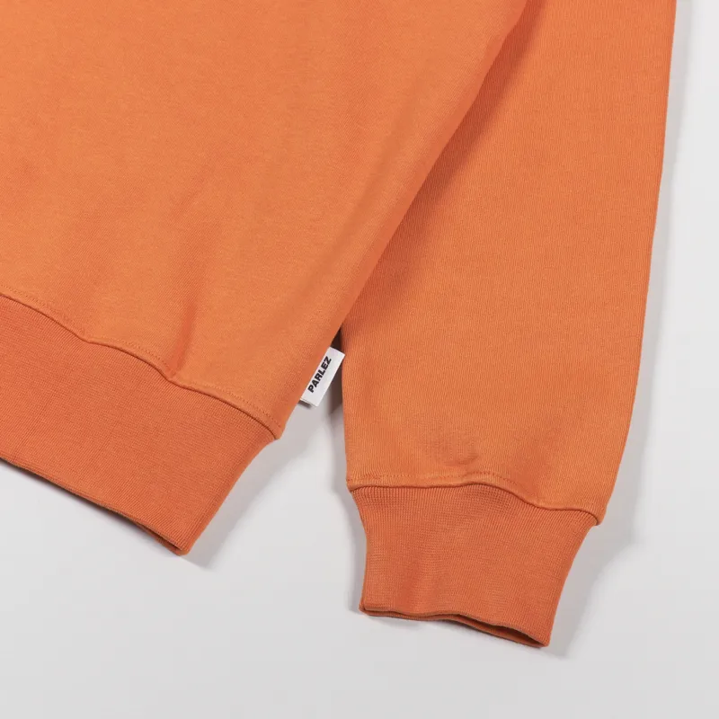 Parlez Iroko Crew Sweat Burnt Orange-6