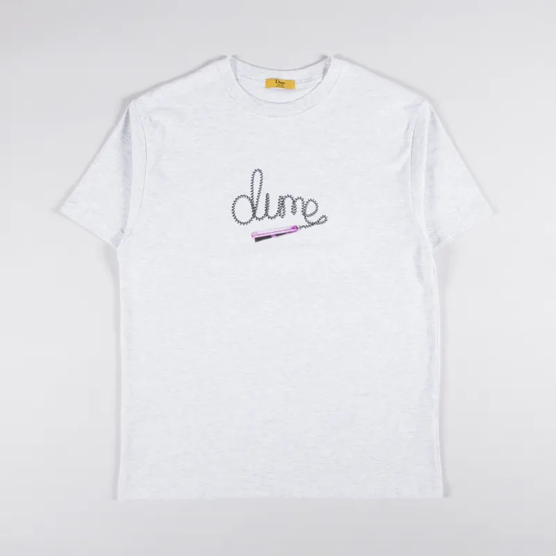 ■Dime■ Final Short Sleeve T-Shirt Ash Dime Satin T-Shirt Ash (Solestop.com)