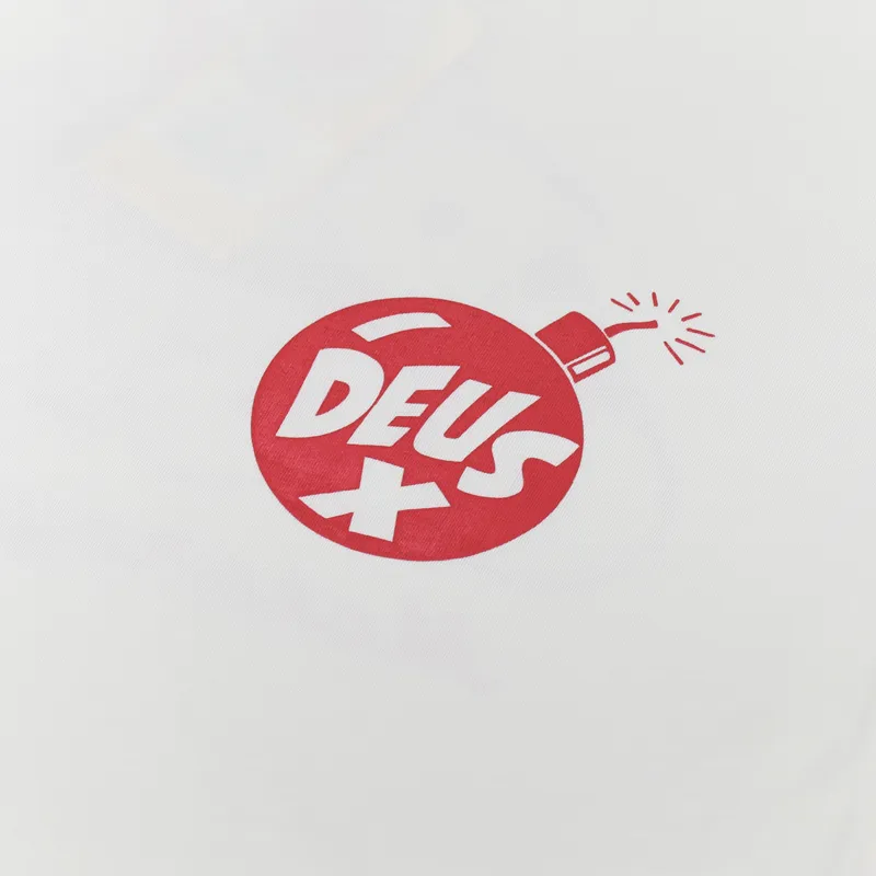 Deus Ex Machina Irreverence T Shirt Vintage White-5