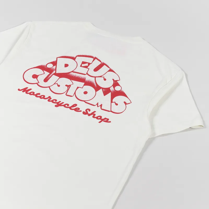 Deus Ex Machina Irreverence T Shirt Vintage White-2