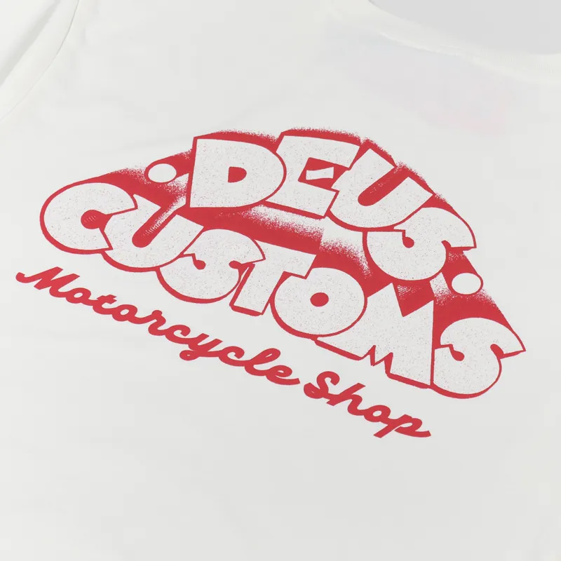 Deus Ex Machina Irreverence T Shirt Vintage White-4