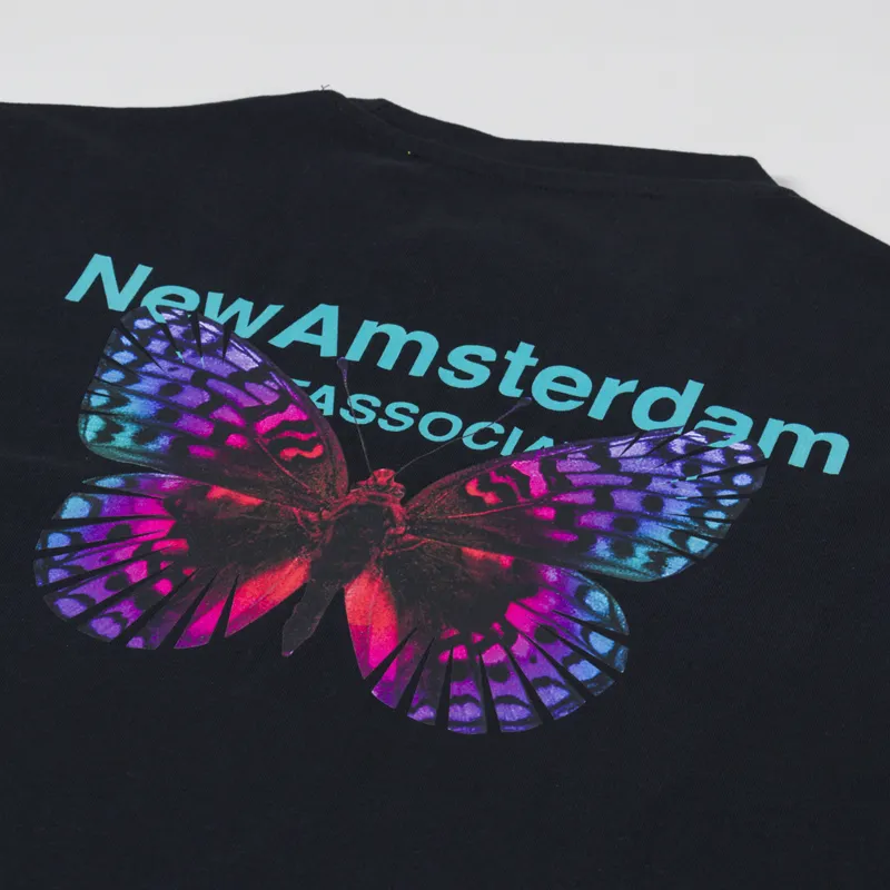 New Amsterdam Surf Association Issoria T Shirt Black-5