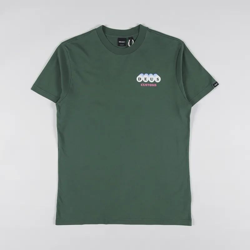 Deus Ex Machina Ivan T Shirt Work Green-1