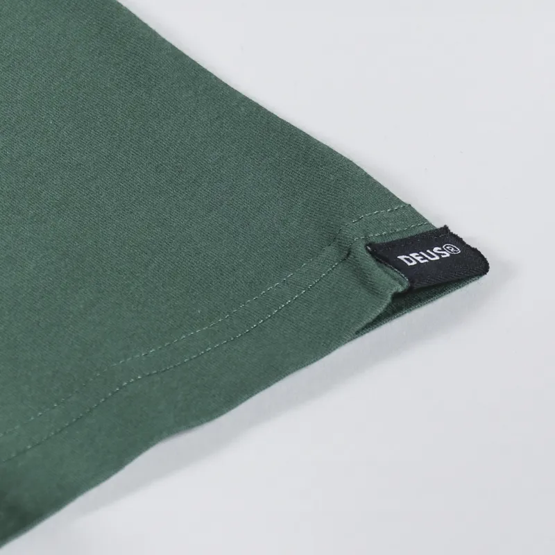 Deus Ex Machina Ivan T Shirt Work Green-6