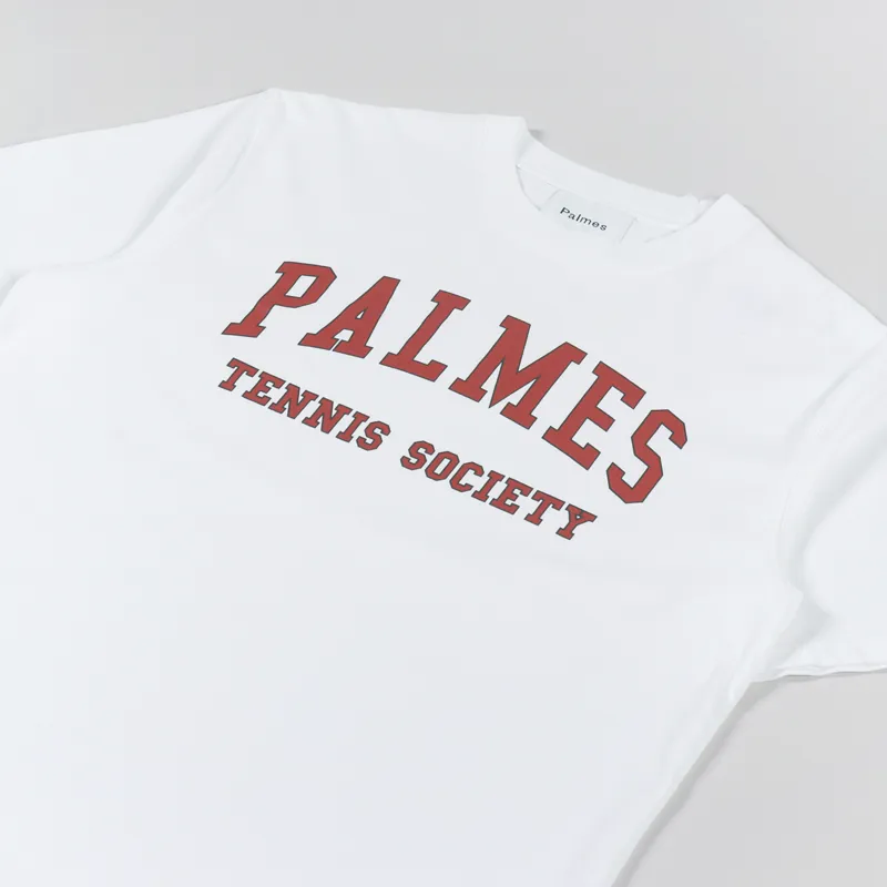 Palmes Tennis Society Ivan T Shirt White-2
