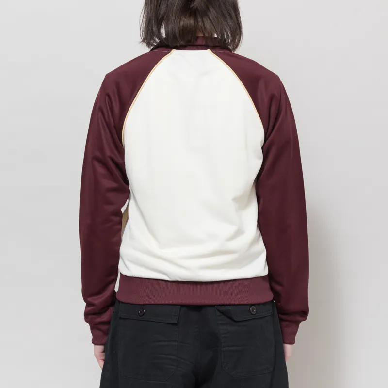 Fred Perry Womens Colour Block Track Jacket Ecru -2