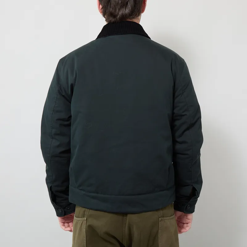 Fred Perry Cotton Caban Jacket Night Green-2