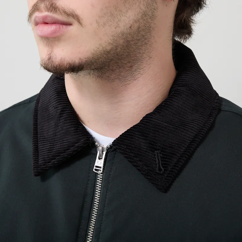 Fred Perry Cotton Caban Jacket Night Green-3