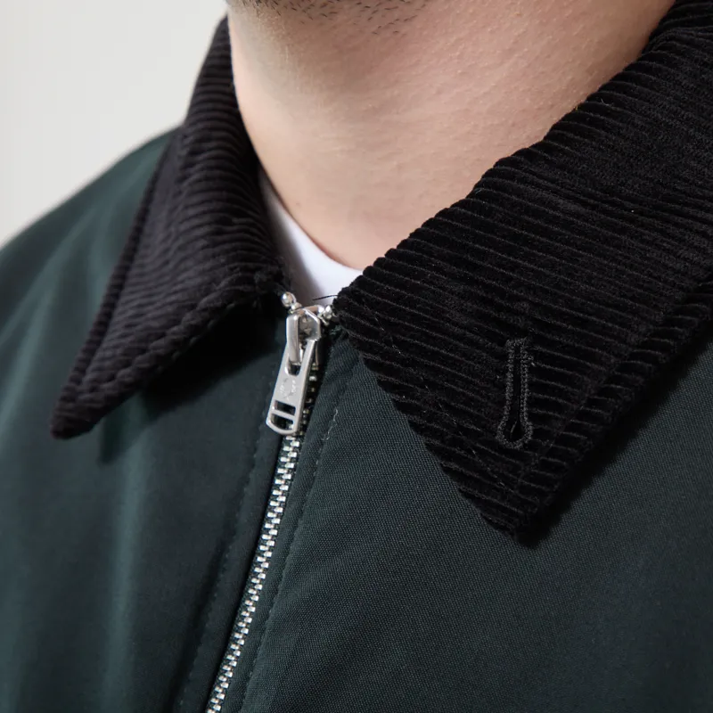 Fred Perry Cotton Caban Jacket Night Green-4