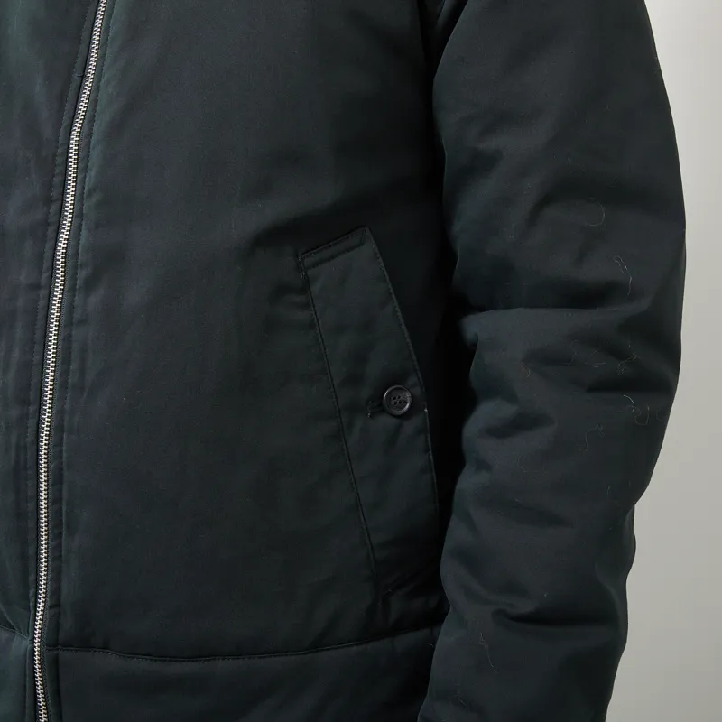 Fred Perry Cotton Caban Jacket Night Green-6