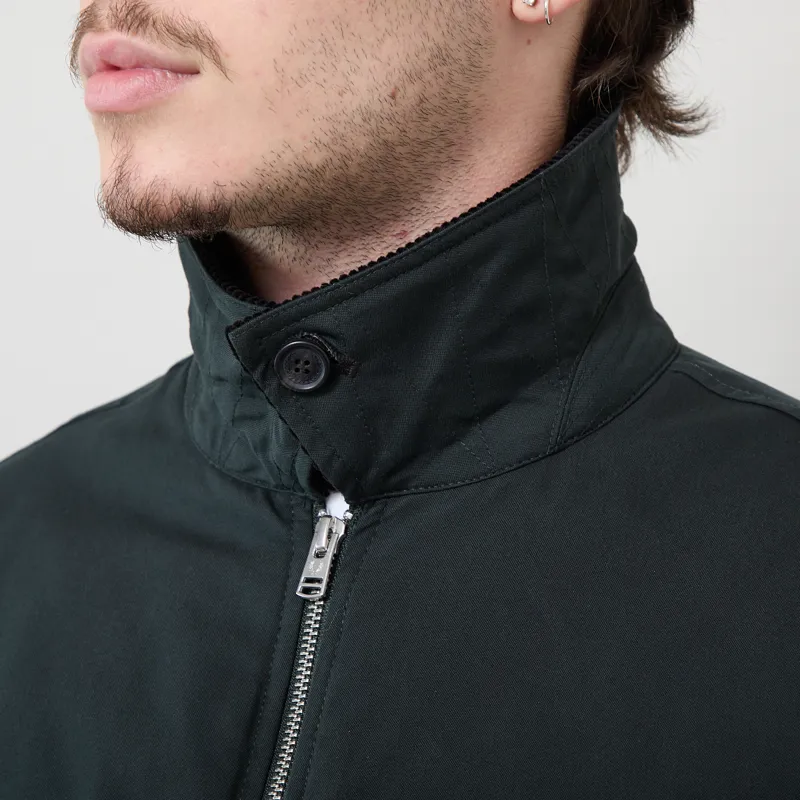 Fred Perry Cotton Caban Jacket Night Green-10