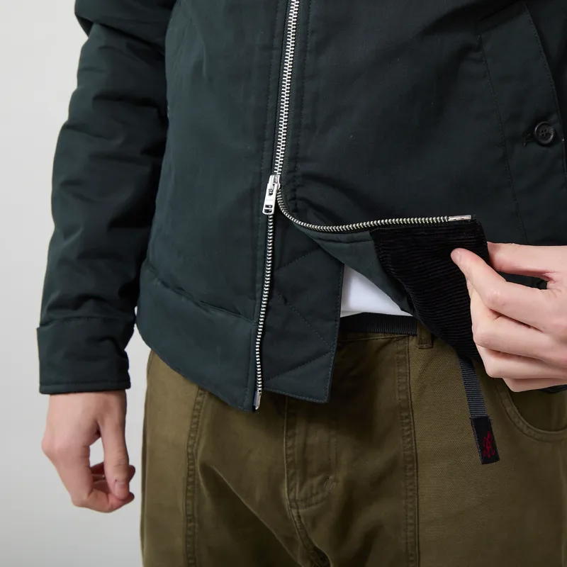 Fred Perry Cotton Caban Jacket Night Green-11