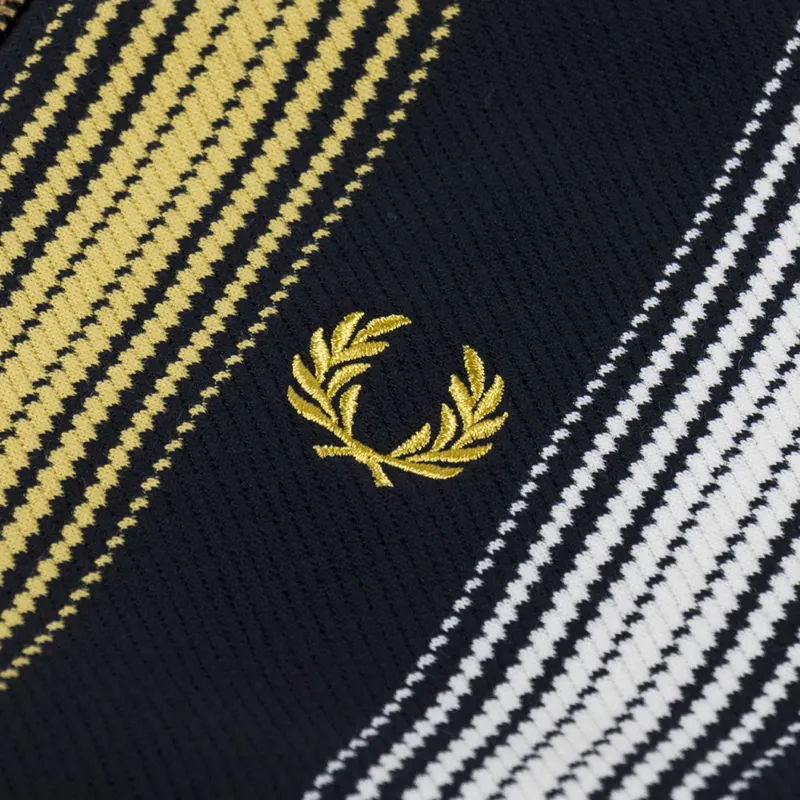 Fred Perry Ombre Stripe Track Jacket Navy-4