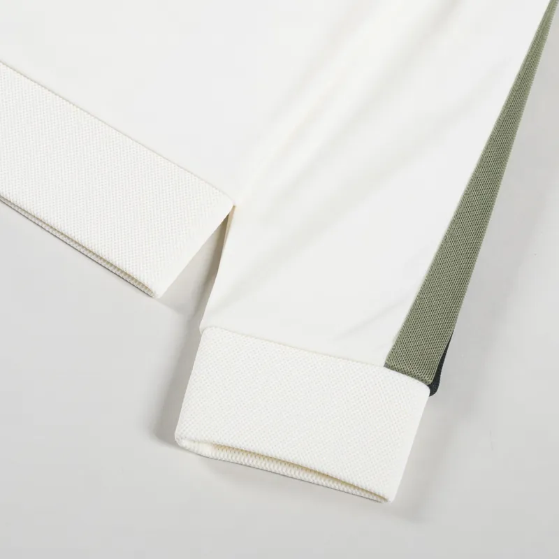 Fred Perry Two Colour Tape Track Jacket Light Ecru-9