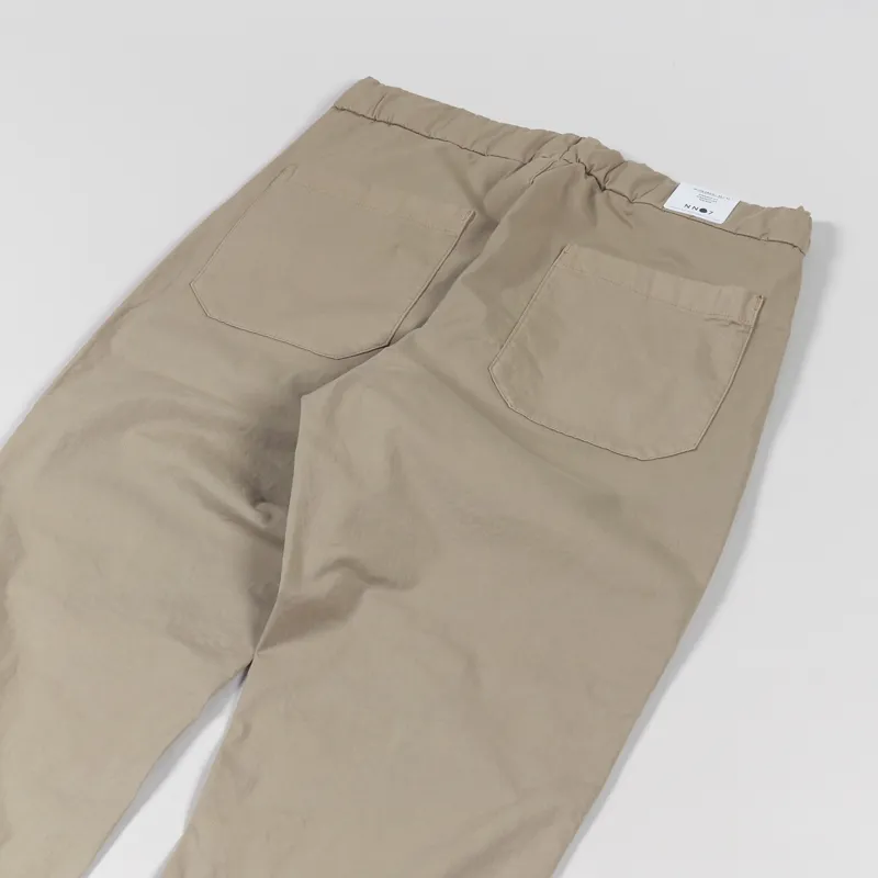 NN07 Jacob Draw Trousers Khaki-6