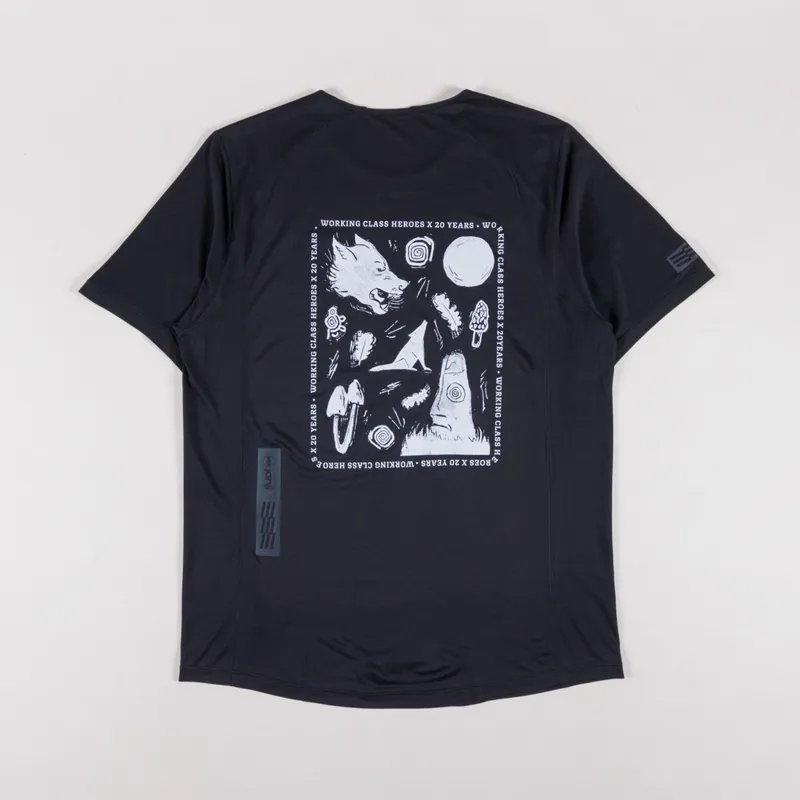 Janji x Working Class Heroes 20th Anniversary T Shirt Black-5