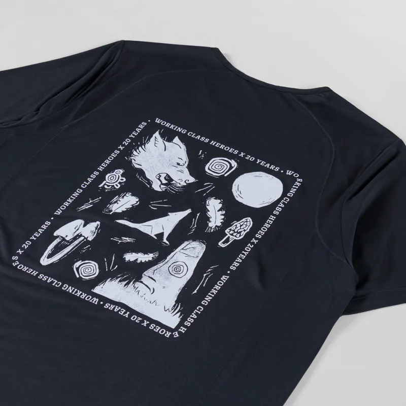 Janji x Working Class Heroes 20th Anniversary T Shirt Black-7