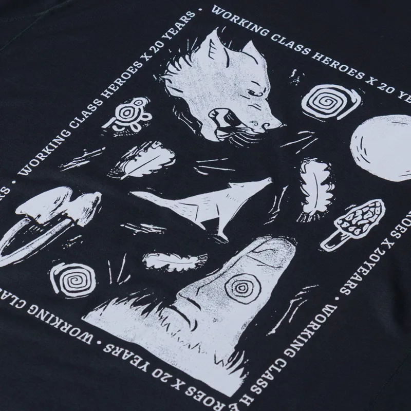 Janji x Working Class Heroes 20th Anniversary T Shirt Black-9