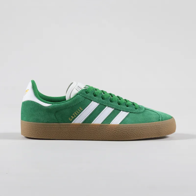 Adidas Skateboarding Gazelle ADV Shoes Green-2