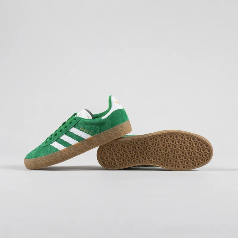 Adidas Skateboarding Gazelle ADV Shoes Green-3