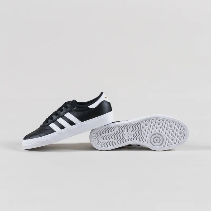 Adidas Skateboarding Adi Ease Shoes Black White Gold-3