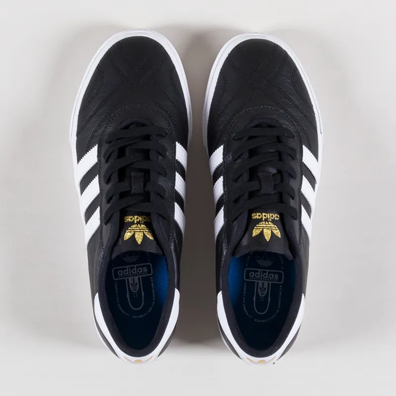 Adidas Skateboarding Adi Ease Shoes Black White Gold-6