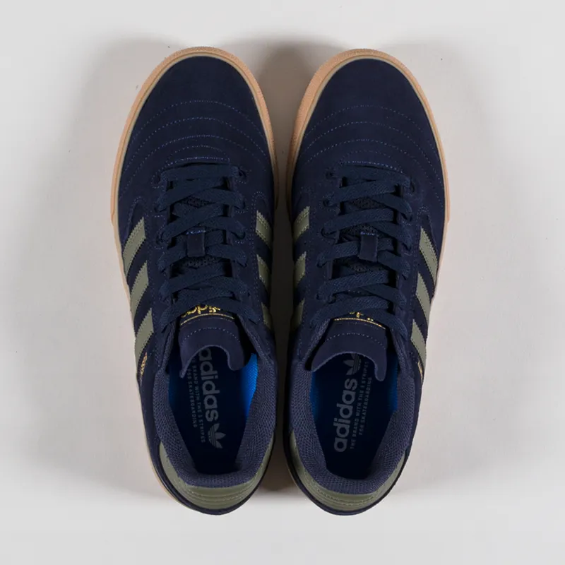 Adidas Skateboarding Busenitz Vulc II Shoes Ink Green Gold-6