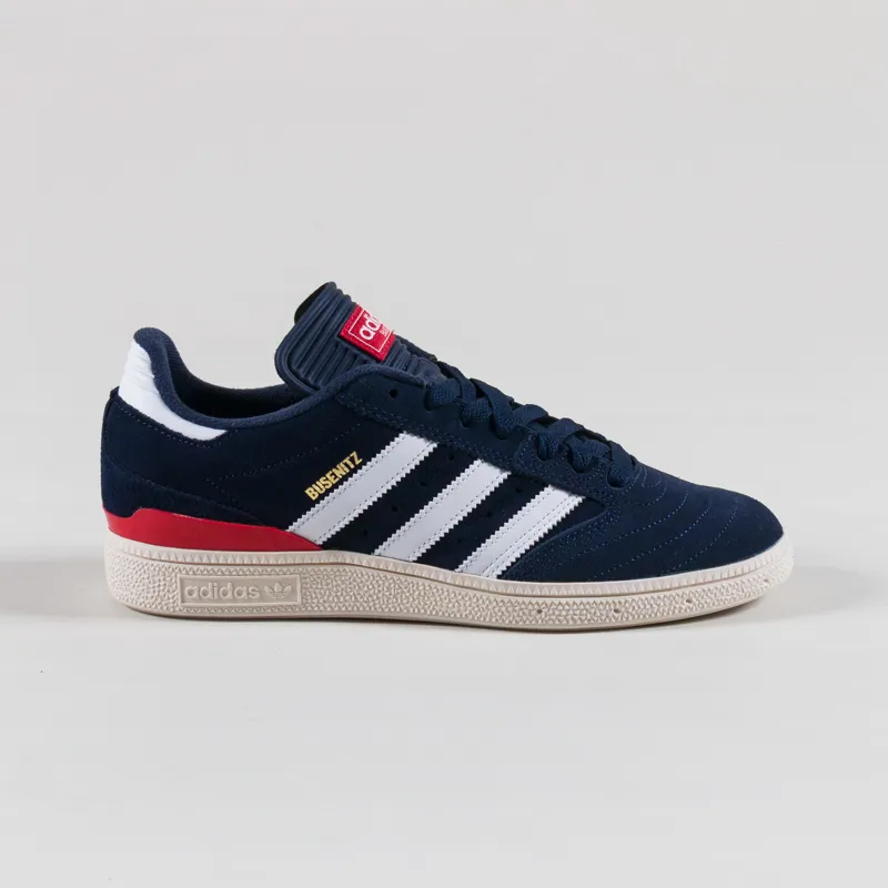 Adidas Skateboarding Busenitz Shoes Navy White Scarlet-2