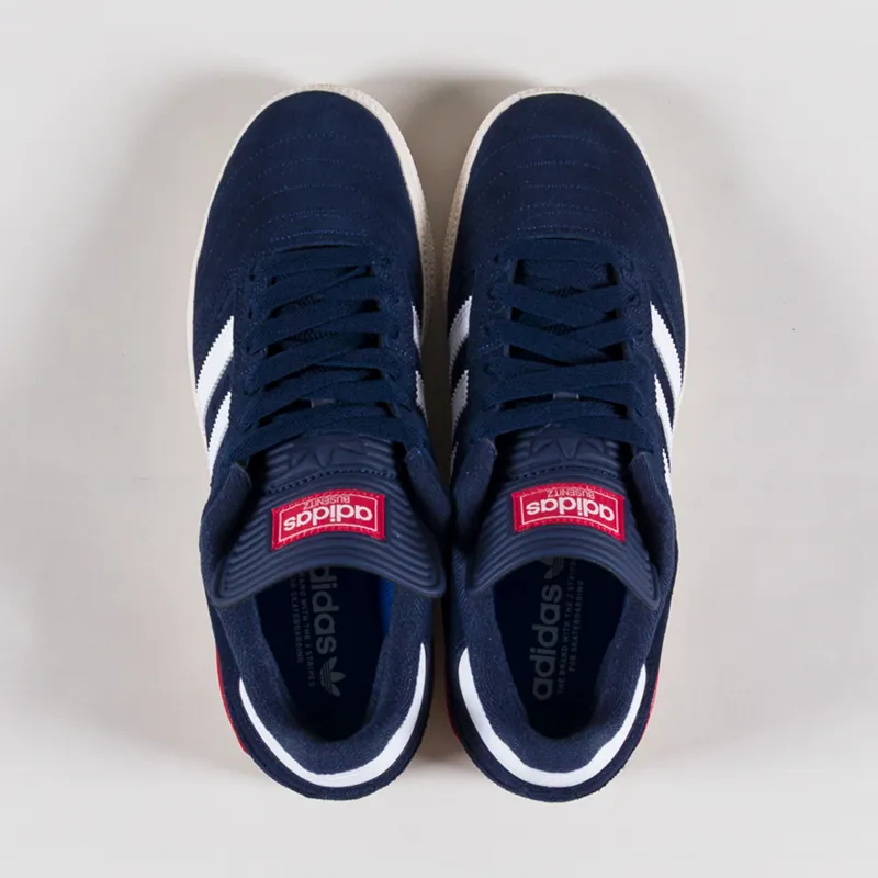 Adidas Skateboarding Busenitz Shoes Navy White Scarlet-6