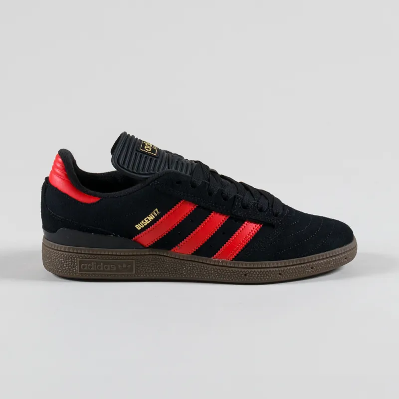 Adidas Skateboarding Busenitz Shoes Black Red Gum-2