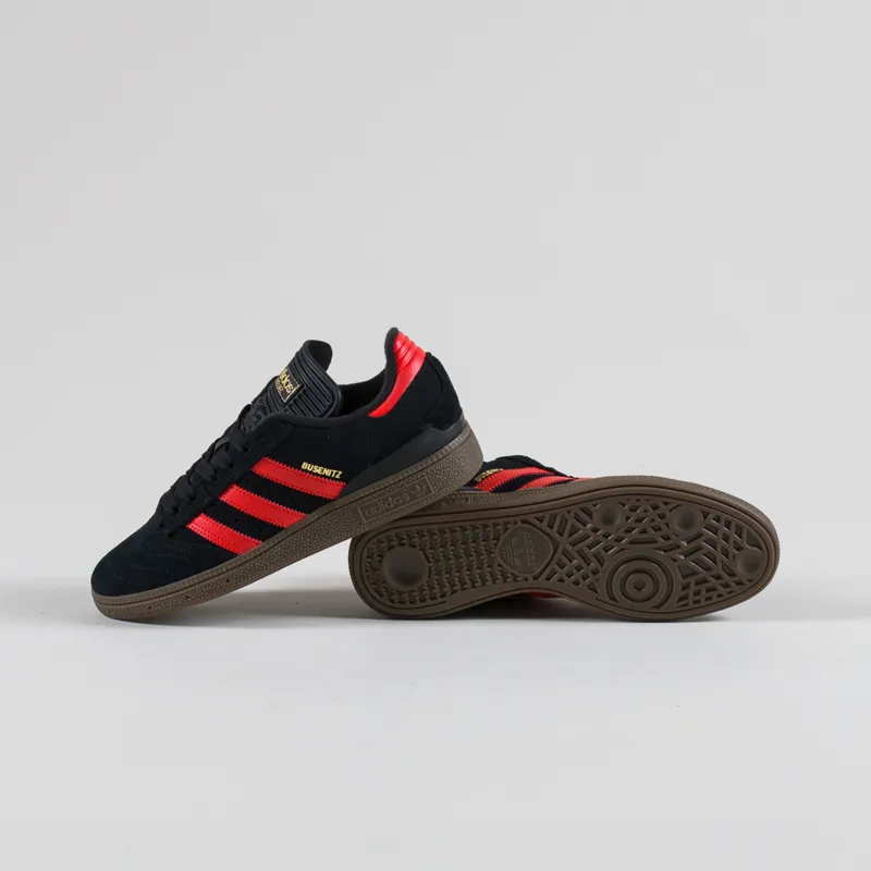 Adidas Skateboarding Busenitz Shoes Black Red Gum-3