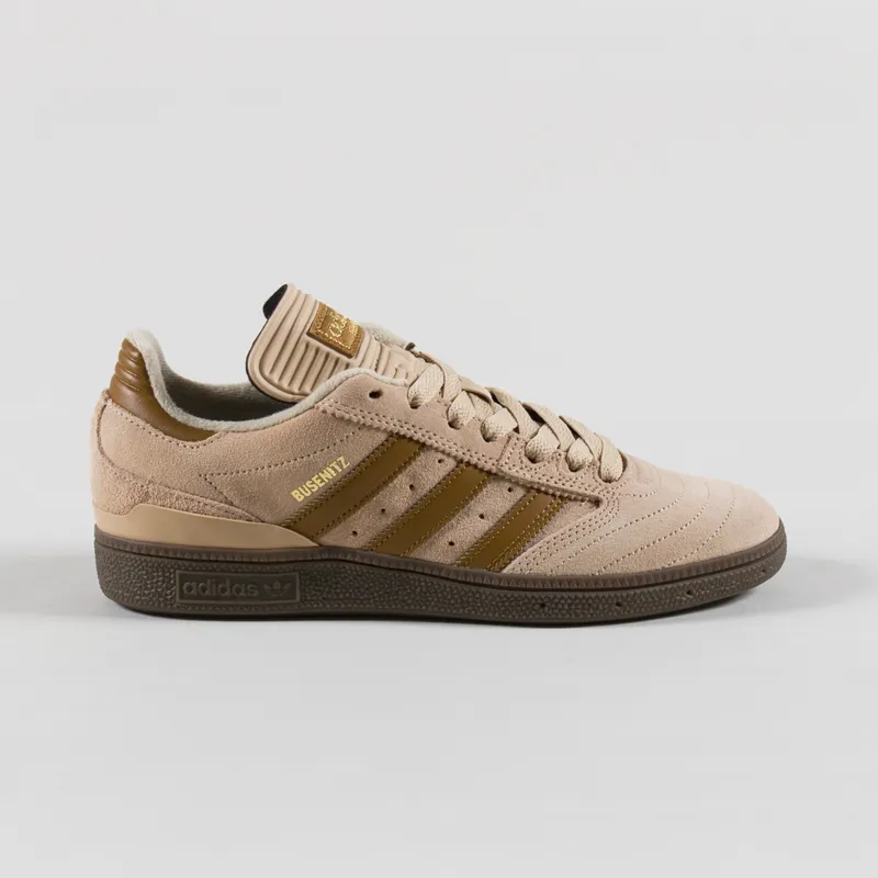 Adidas Skateboarding Busenitz Shoes Beige Green Gum-2
