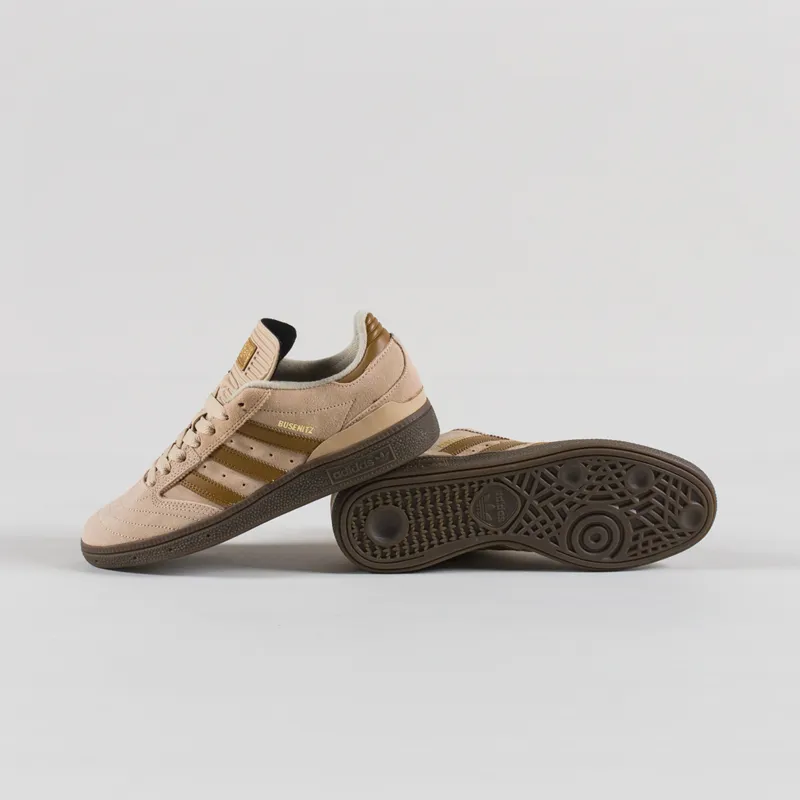 Adidas Skateboarding Busenitz Shoes Beige Green Gum-3