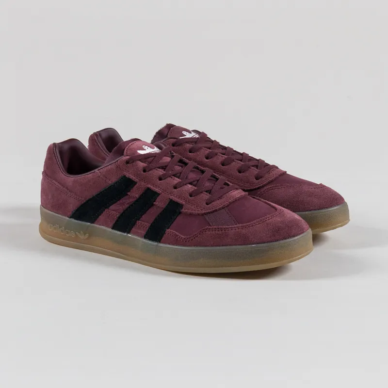 Adidas Skateboarding Aloha Super Shoes Burgundy Black Gum