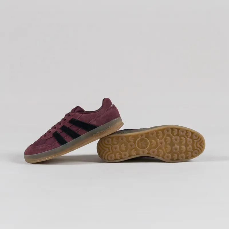 Adidas Skateboarding Aloha Super Shoes Burgundy Black Gum-3
