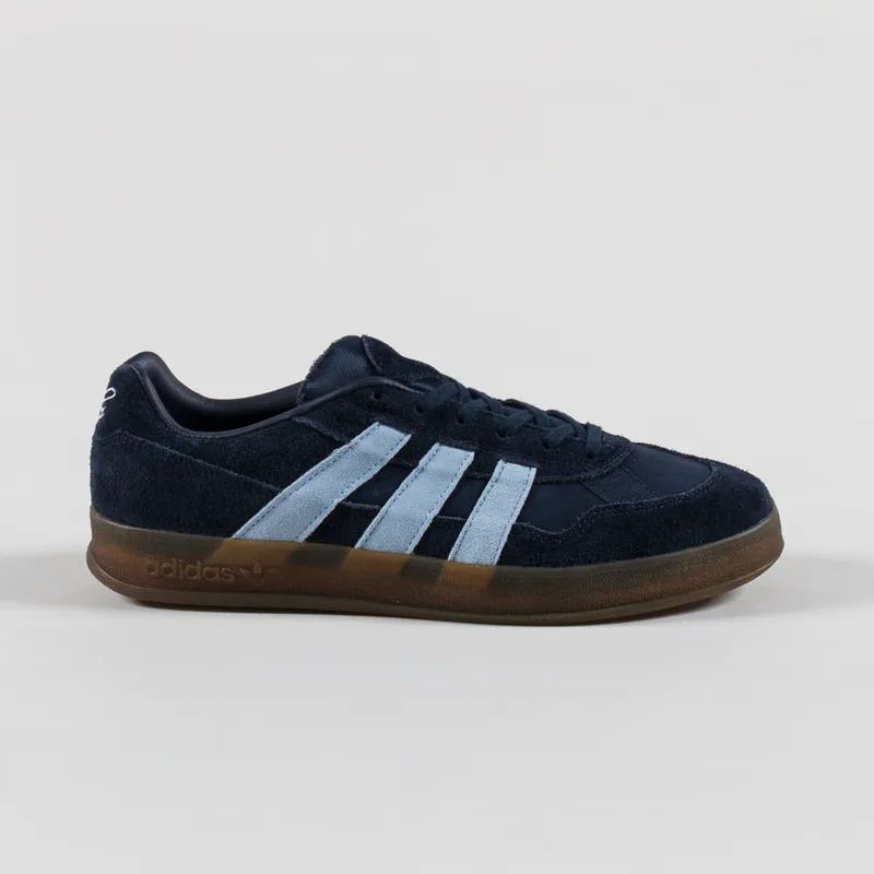 Adidas Skateboarding Aloha Super Shoes Ink Blue Gum-2